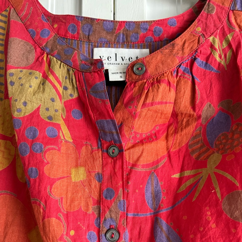 Velvet by Graham & Spencer Matea Button Up Blouse